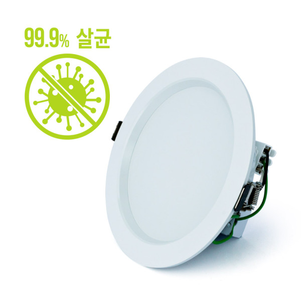 LED 다운라이트 항균등 6인치 12w 식당 병원 화장실용