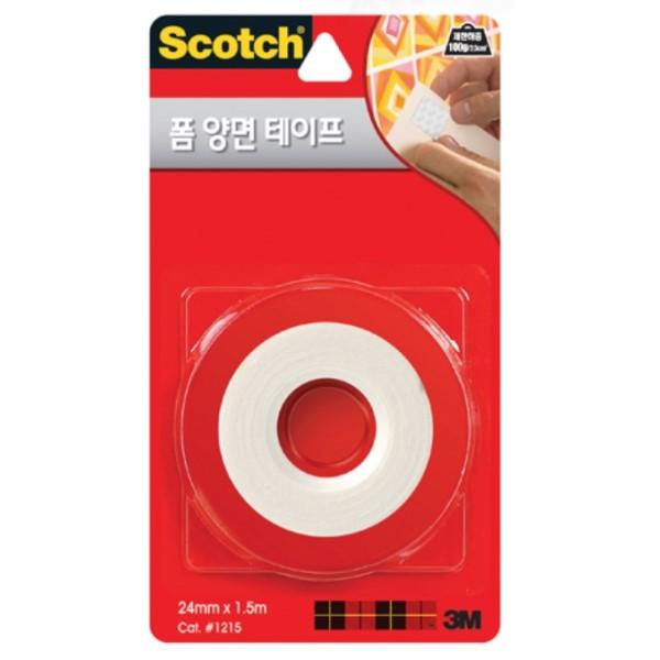 3M 스카치폼양면테이프 1215(보급형 24mmx1.5m)