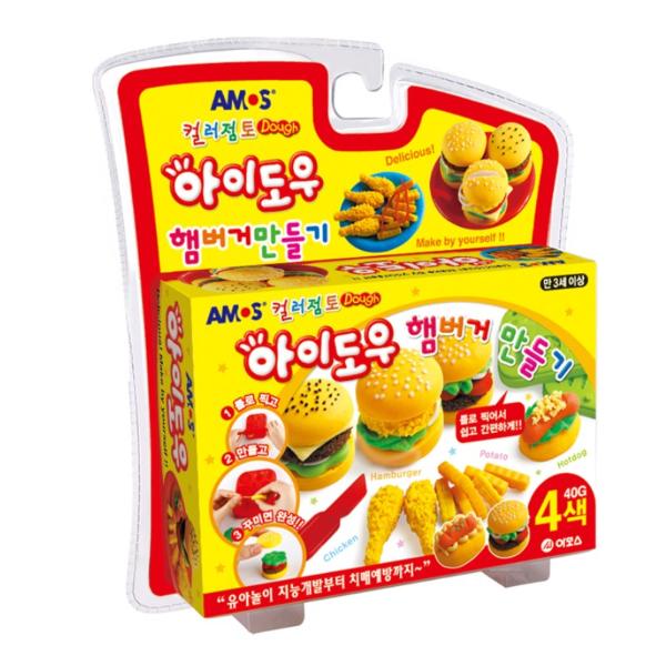 아모스 아이도우(햄버거 40gX4p)