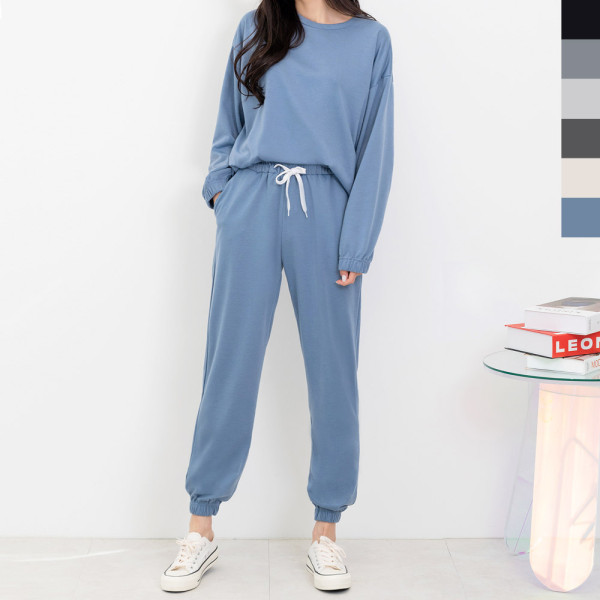 GQQ M780_M880 여자밴드맨투맨조거세트