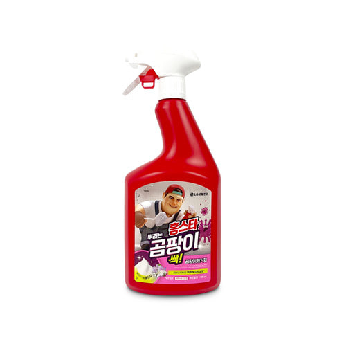 홈스타 맥스프레쉬 뿌리는 곰팡이 싹본품 900ml 곰팡이제거 LG생활건강 악취제거