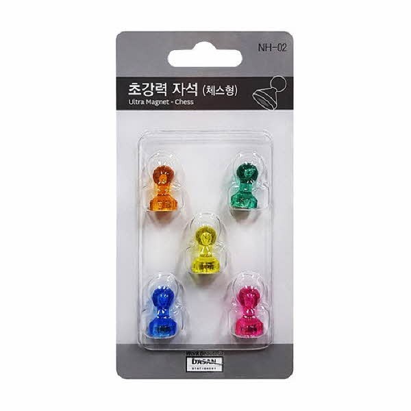 초강력자석 세트(체스형 소 NH-02 5개입 Ø11mm)