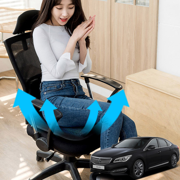 아슬란 시원한쿨링팬 메쉬 쿨링방석 호환