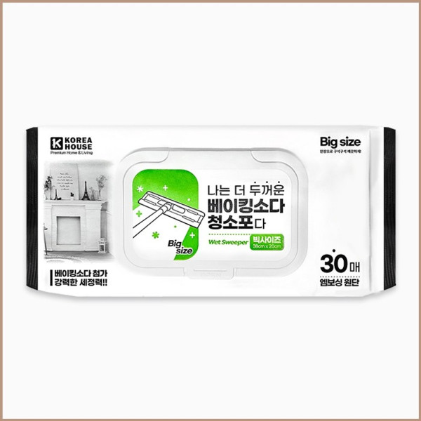 나는 더 두꺼운 베이킹소다 청소포다 캡 30매 대형