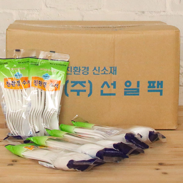 (BOX)크리니쉬 친환경숟가락_1000개입