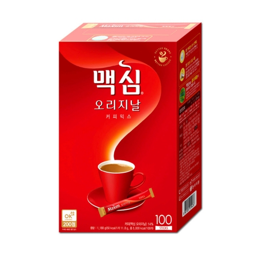 동서 맥심 오리지날 커피믹스 100T 1 2KG
