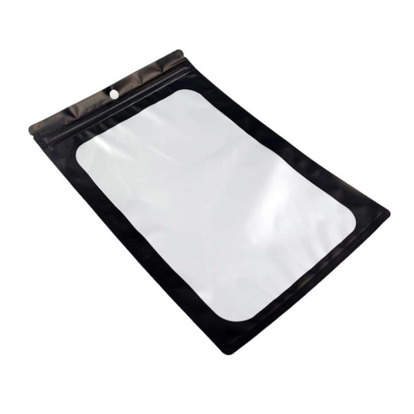 포장용 블랙 반투명 컬러 지퍼백 16cm X 24cm