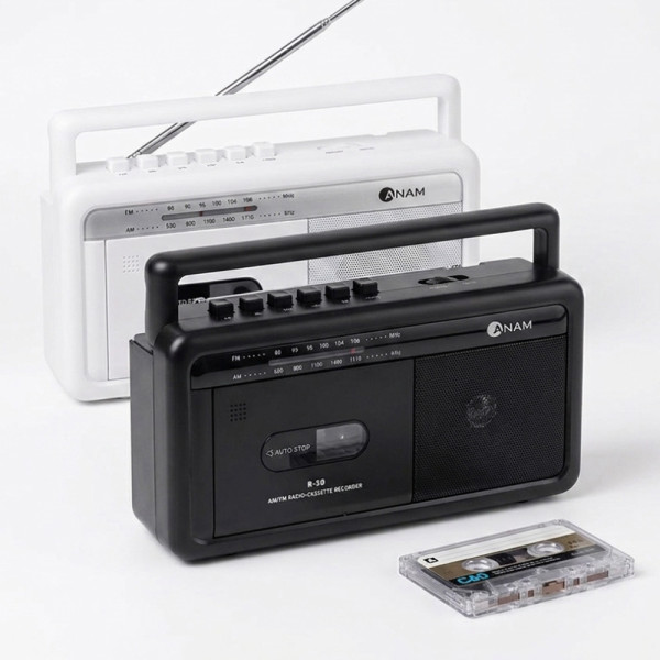 아남A20 카세트플레이어 AM FM 라디오 MP3 USB 메모리재생