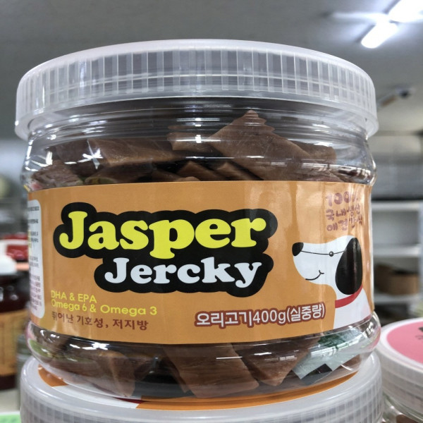 동화애견 제스퍼져키 오리고기 400g 애견 반려견 사료