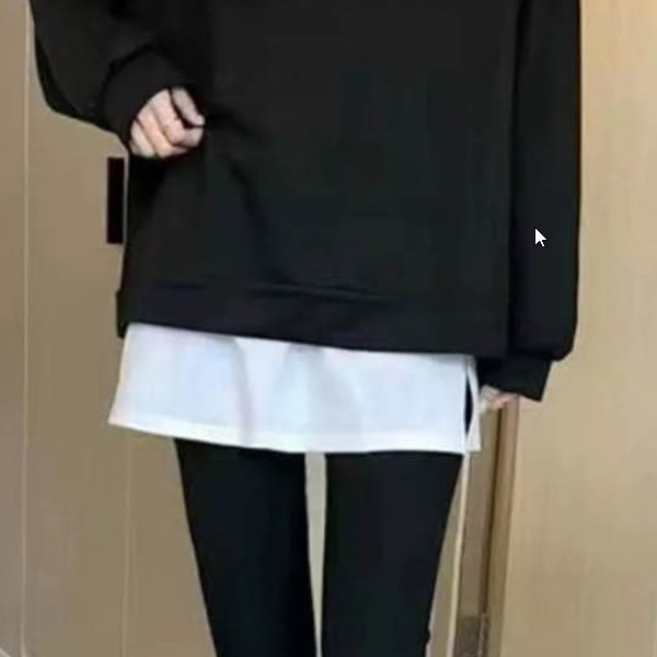밴딩 데일리 여성용 포인트 치마 활동성은 높이고 스타일은 살린 페이크 레이어드 스커트