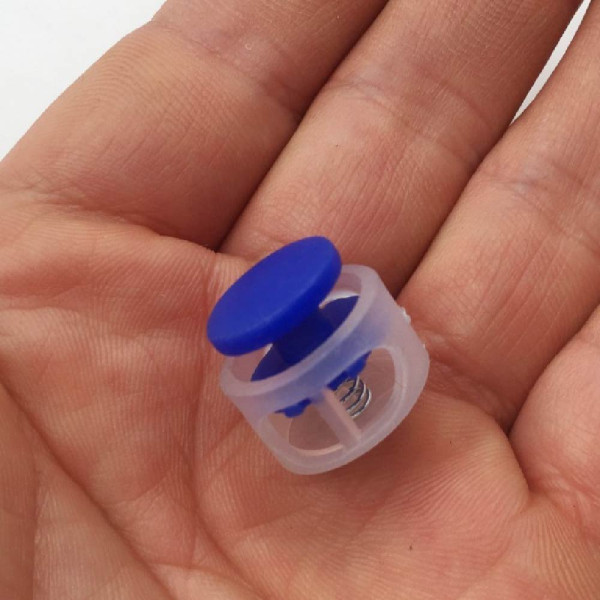 스토퍼 끈조절 블루14MM 돼지코 칼라 끈조이개