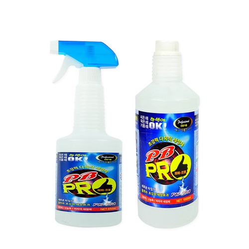 피비프로 다목적세정제1000ml 리필 650ml 분무기형 찌든때제거 초강력세정 기