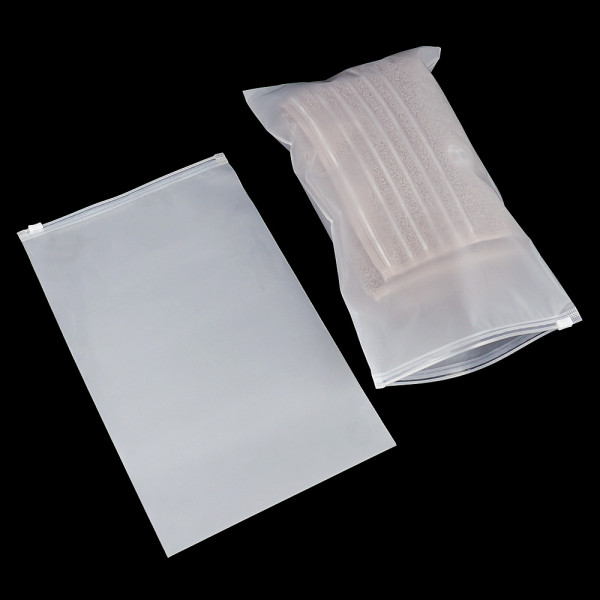 1P 반투명 PVC 지퍼백 파우치 20x30cm