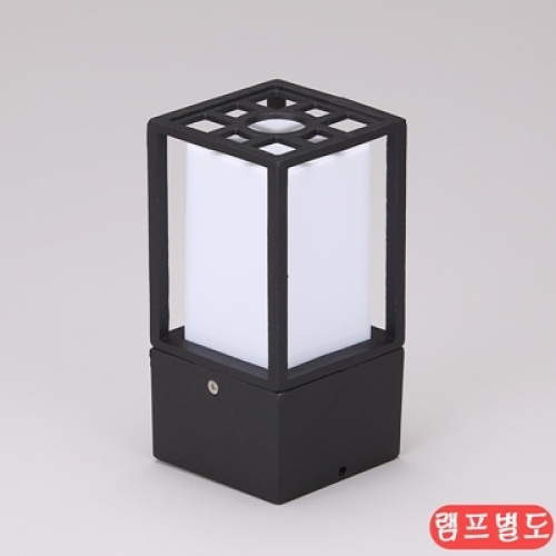 비츠온 문주등 사각 크로스 80x80xH170블랙