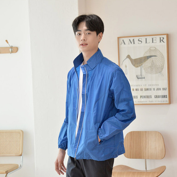교복몰 실버 지퍼 포인트 바람막이 (3colors) 점퍼
