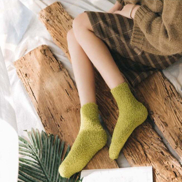 따뜻한 겨울 학생 산모 임산부 보온 버선 덧신 양말