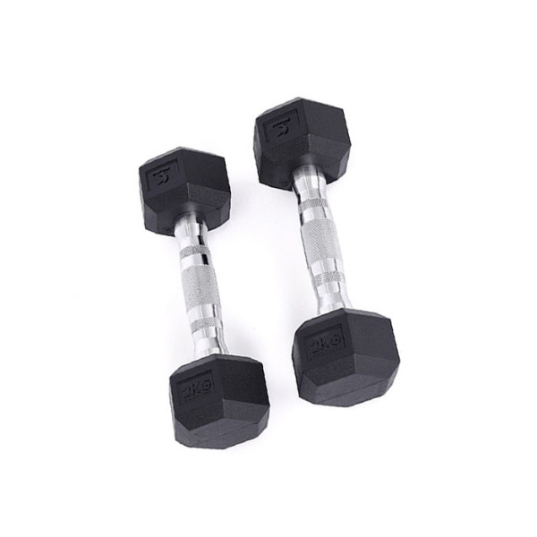 육각덤벨 아령 2kg 2개 세트