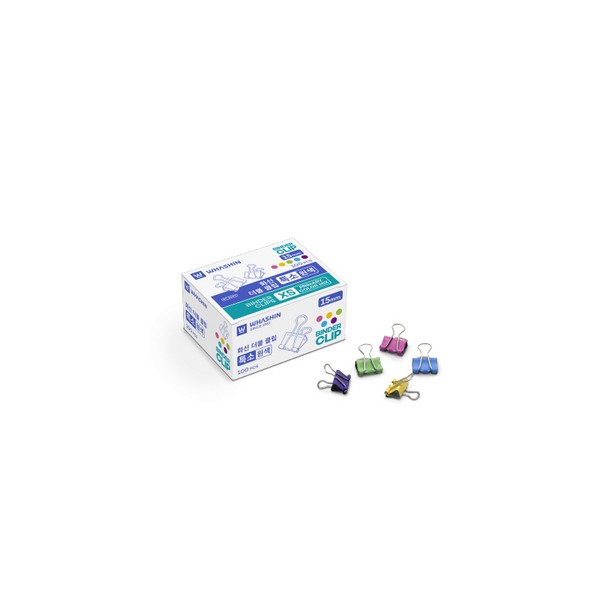화신 더블클립 특소 15mm 100PCS