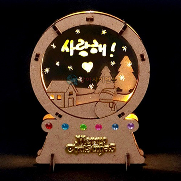 (SA) DIY 크리스마스 아크릴 메모 조명등(1인)