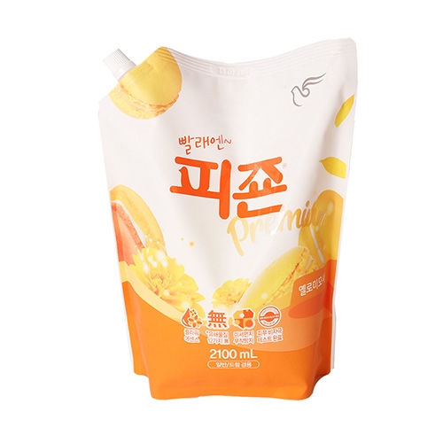 피죤섬유유연제(리필/미모사/2100ml)