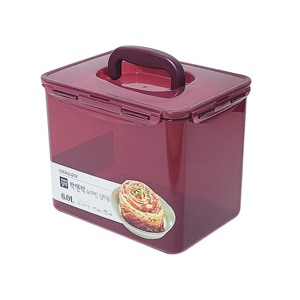 락앤락 NEW 핸디김치통 6.0L (김치2.5포기) HPL827DWN