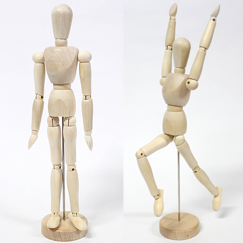 (SA) 원목구체관절인형(30cm)