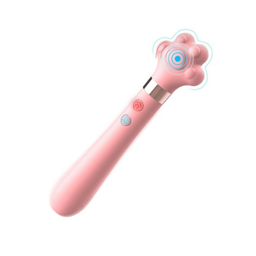 꾹꾹이 노킹 완드 9단 진동 딜도 듀얼 두드림 바이브레터 캣츠