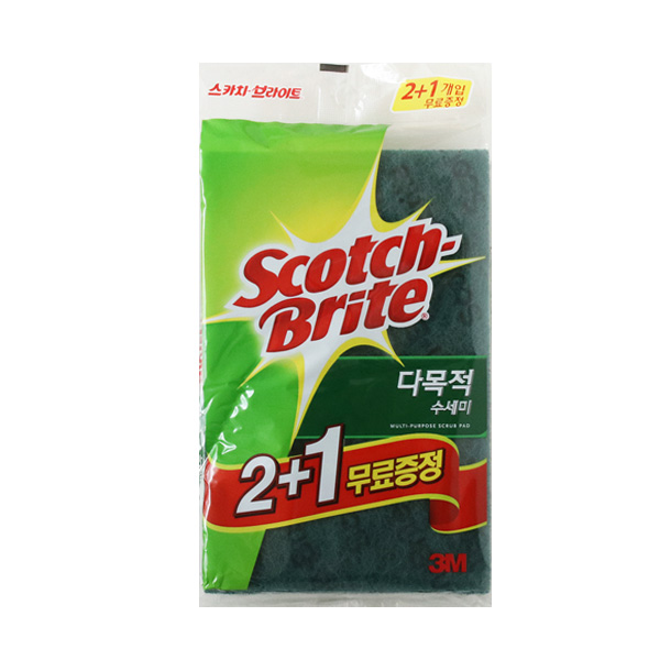 3M 다목적수세미 AL-345 150mm x 230mm 3매입
