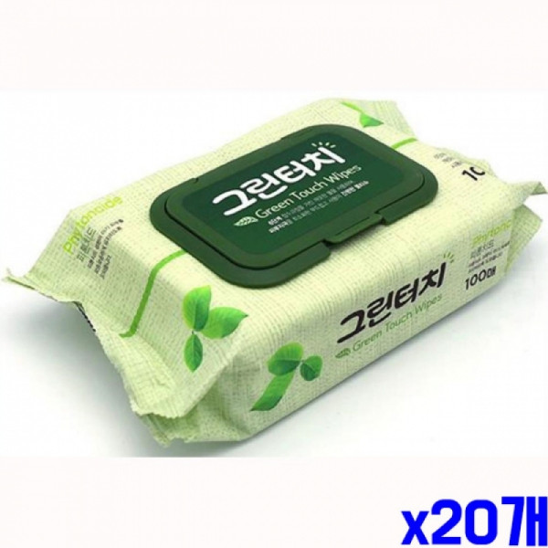 깨끗하고 순수한 물티슈 100매 캡형 245g X20개