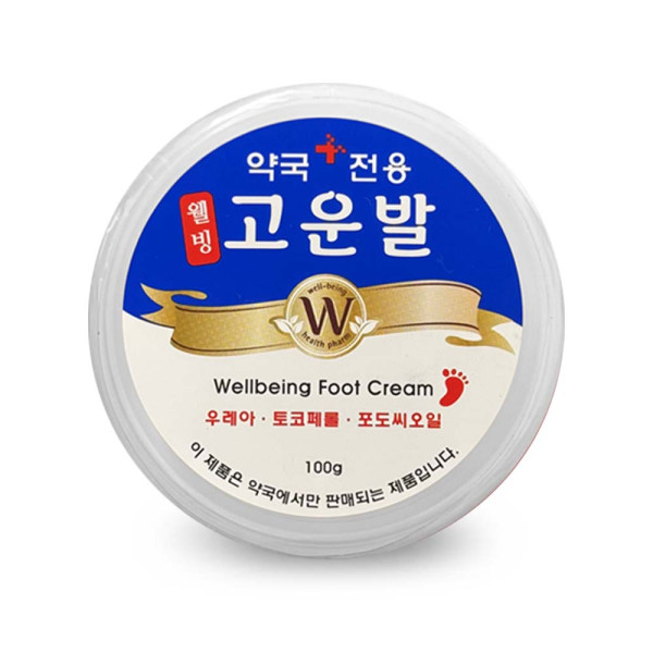웰빙헬스 WHB 고운발 크림 100g 뒤꿈치 보습
