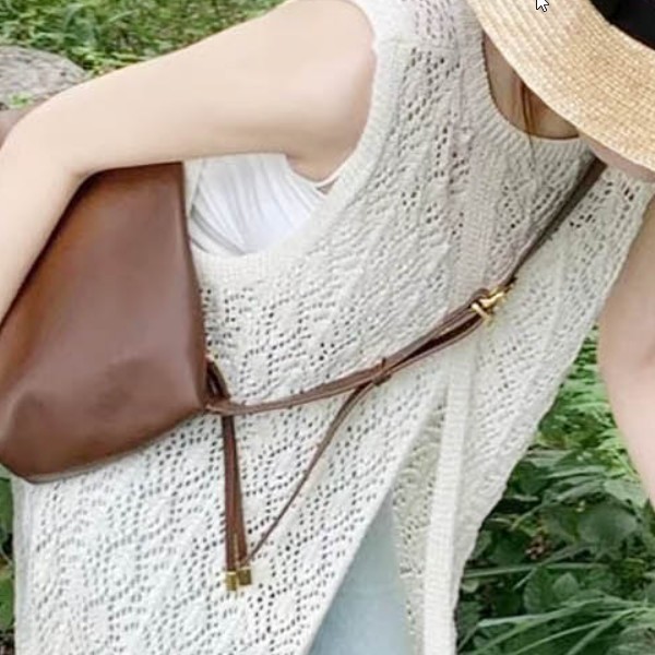 롱조끼 시스루 여성 아우터 여름 레이어드 쉬폰 비침 얇은 바캉스룩 데일리 모던룩 시원한