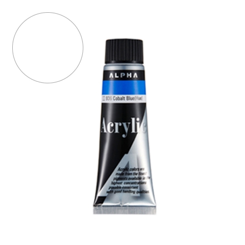 알파 미디엄바디 실버 아크릴물감Ⅰ 50mL 901 티타늄화이트