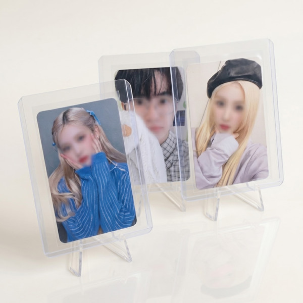 액자 받침대 투명 포카 사진 포토 카드 거치대