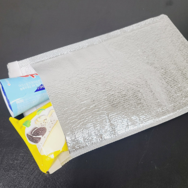 테이크아웃 20x30+4cm 접착식 은박 보냉봉투 보온 보냉백 M50331