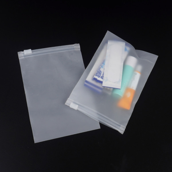 1P 반투명 PVC 지퍼백 파우치 10x15cm