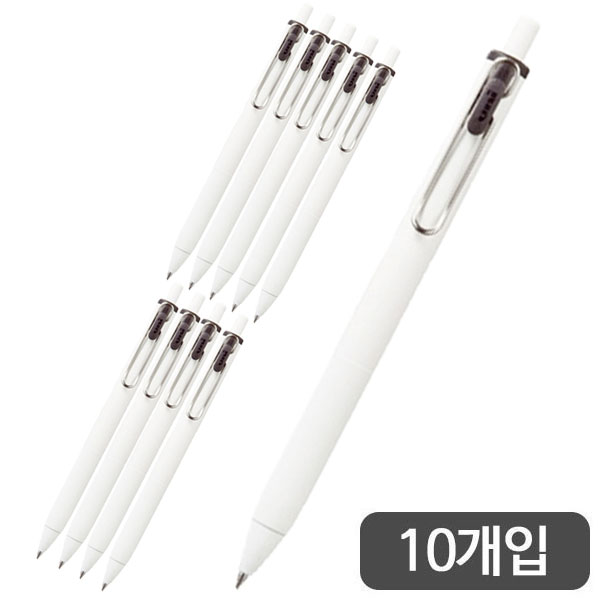 미쯔비시)유니볼one겔펜(UMN-S/0.38mm/블랙)-다스(10개입)