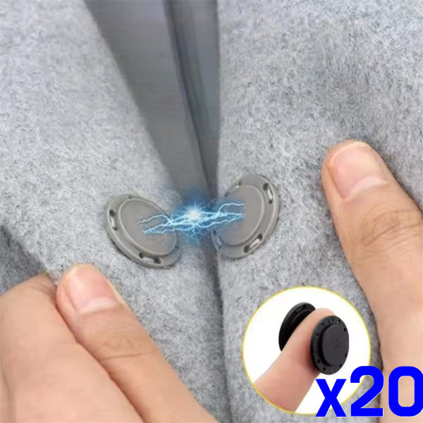 플라스틱 자석단추 가방수선 의류자석단추 21mm x20개