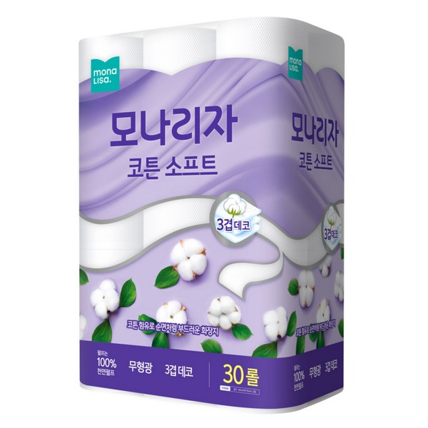 모나리자 코튼소프트 30mx30롤