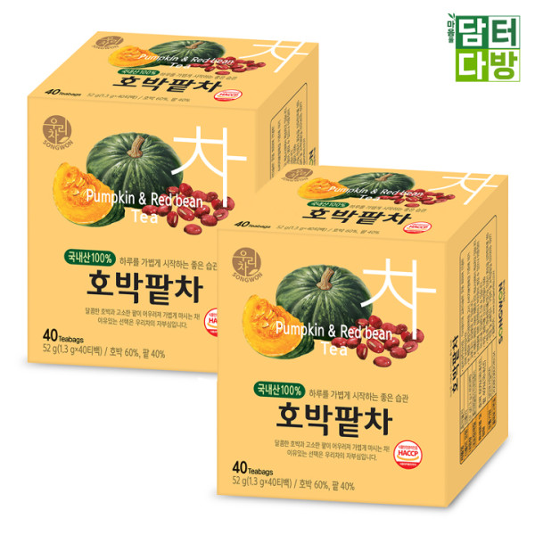 (무배/원플러스원) 송원 호박팥차 40티백