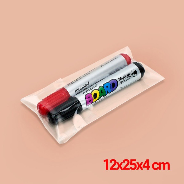 opp필름 빵봉지 쿠키 비닐 포장지 12x25x4 cm 200매