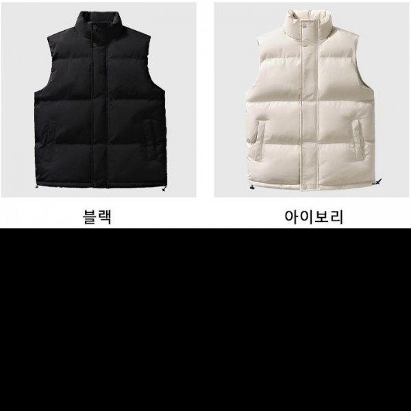 오버핏 조끼 패딩 여유롭고 자연스러운 스타일링 불편한 없이 착용 가능 넉넉한 핏 편안함