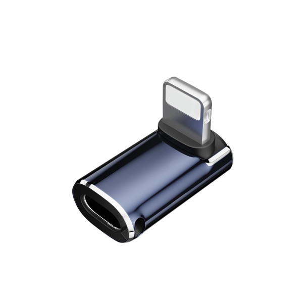 iOS 8Pin PD충전 Type C 젠더(C F/8P M) 상하꺾임