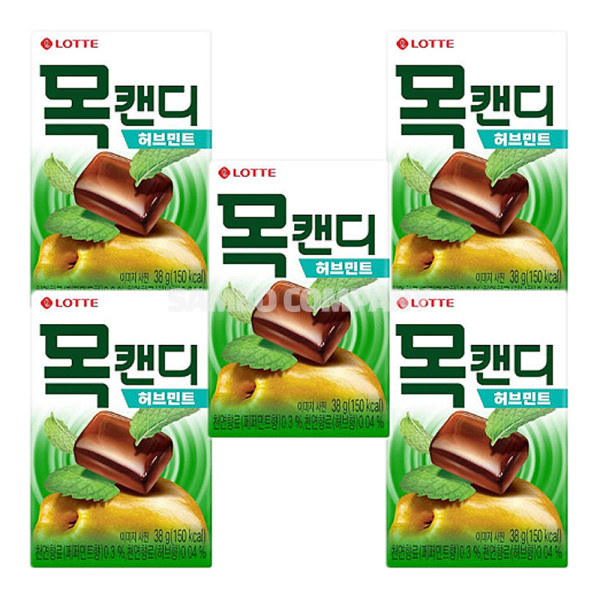 목캔디 허브 38g 5개