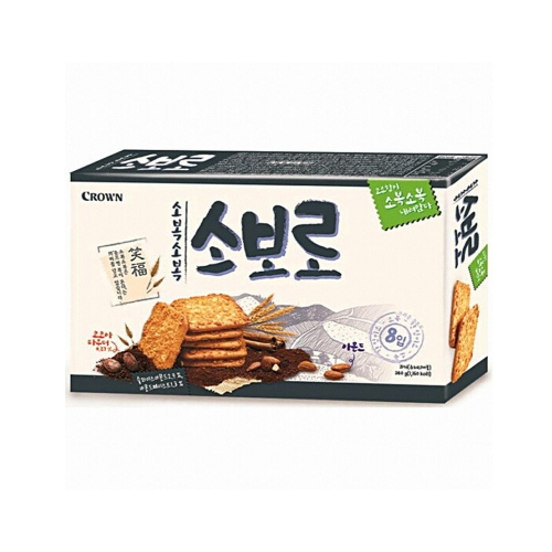 크라운 소복소복 소보로 대 240g 박스 10개