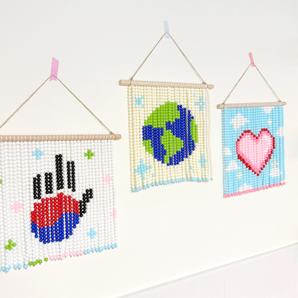 (TD) (취미공예) DIY 비즈발 만들기 키트