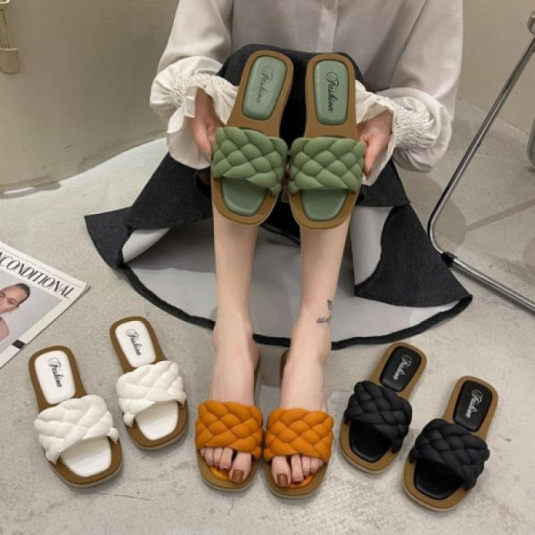 MISO 젤리꼬임슬리퍼 발편한슬리퍼 푹신한 회사슬리퍼