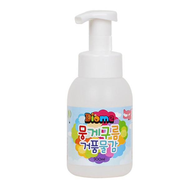 키즈맘아트 미술놀이 거품물감 구름팩토리 용기 공병 300ml 물감 별도구매