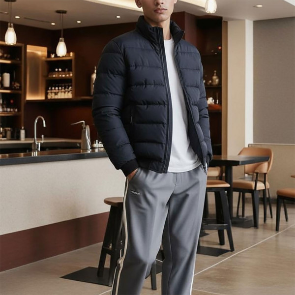 모이플 남자패딩 남성 항공점퍼 점퍼 HJ 블랙 3XL