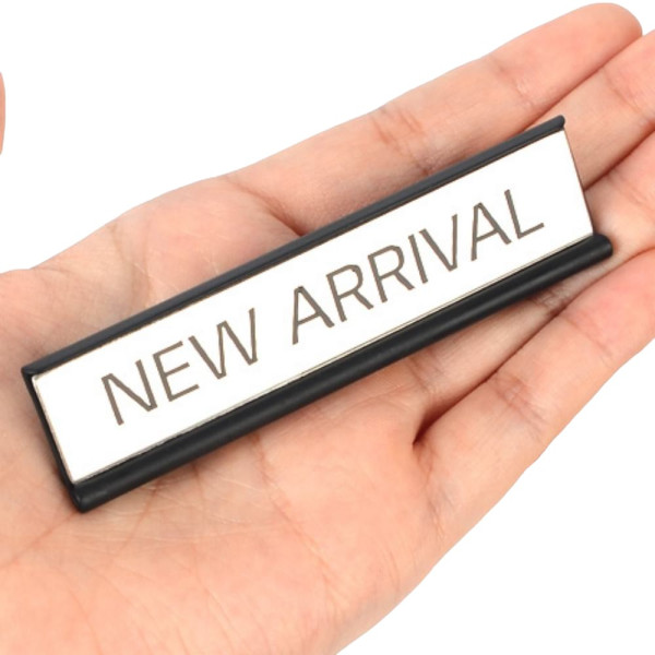 고급 스탠드형 NEW ARRIVAL 사인 블랙
