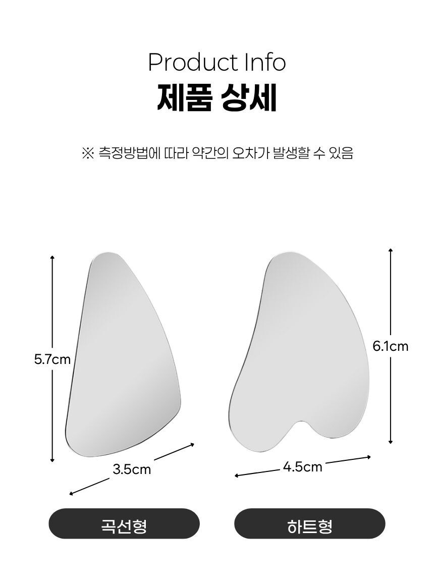 제품의 다양한 각도에서 본 입체 구조